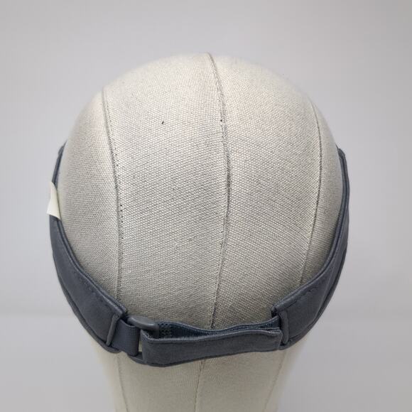 Level Builders Strapback Visor Hat Gray One Size Embroidered Under Armour - Picture 6 of 9